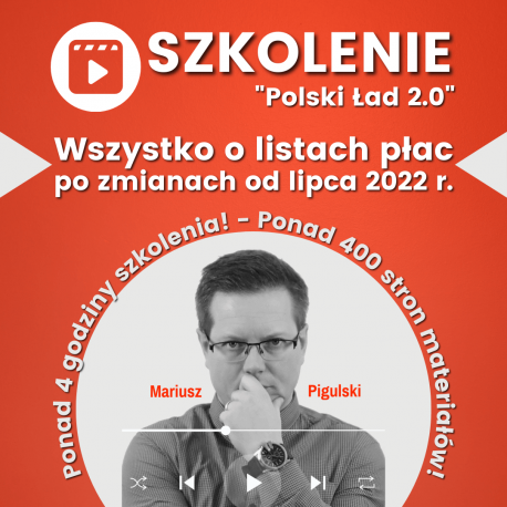 Szkolenie "Polski Ład 2.0"