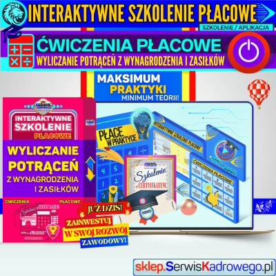 Szkolenie "Wyliczanie potrąceń z wynagrodzenia i zasiłków"